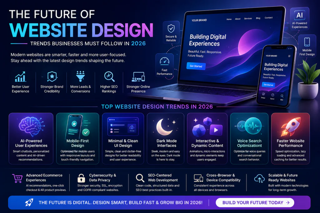 The Future of Website Design: Trends Businesses Must Follow in 2026